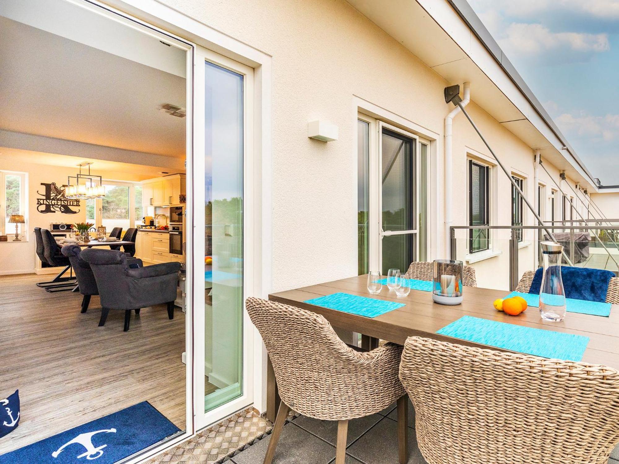 Fewo Prora - Kingfisher Dachterrasse Binz Kültér fotó